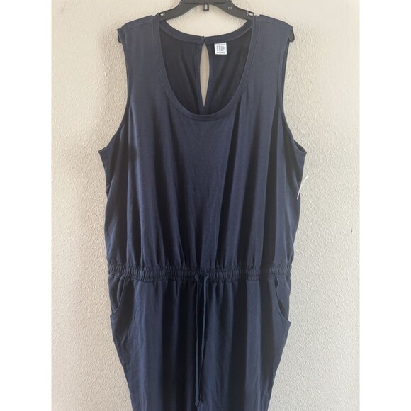 Amazon Essentials Women's Studio Terry Fleece Jumpsuit plus size 3x blue navy - Picture 13 of 16